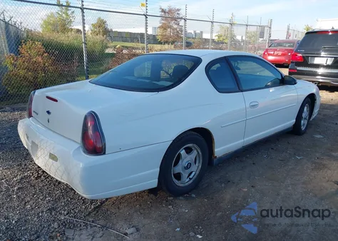 2004 Chevrolet Monte Carlo Ls из США, поврежденный, VIN 2G1WW12EX49383344